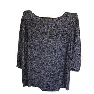 🌵7/$45🌵 Navy White Polka-Dot Basic Shirt Blouse